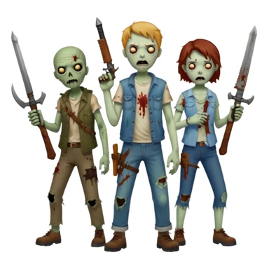 Call of duty Zombies con armas  sticker