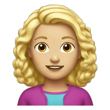 Grosse blonde  sticker