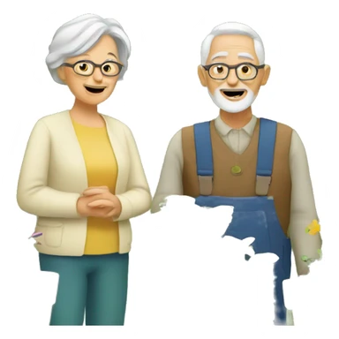 grandparents are gardens with plants sticker