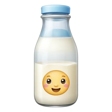 Baby milk bottle sticker