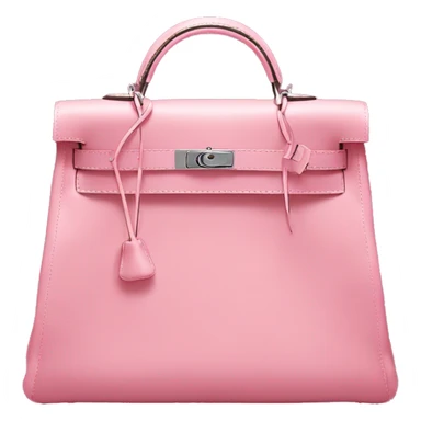 Hermes Kelly bag pink sticker