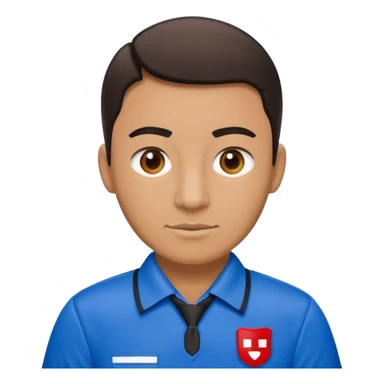 referee blue (#00A3E0) and red (#F9423A) sticker