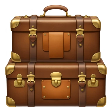 Old style luggage sticker