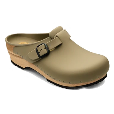 Birken stock Boston clog khaki beige color sticker