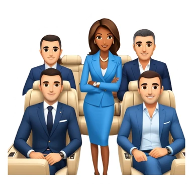 Branden Condy entrepreneur internet celebrity iman gadzhi alex hormozi Patrick bet david garyvee grant cardone on a jet celebrating WHOP ownership  sticker