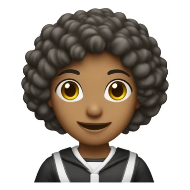 Girl in band spinning white flag  sticker