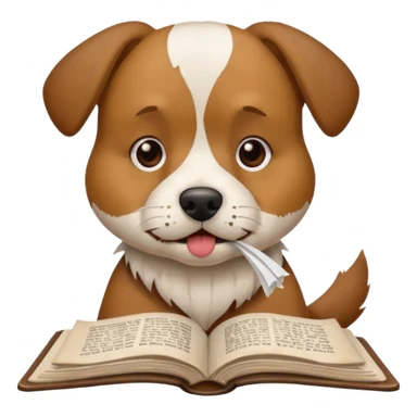 Dog eat homework sticker