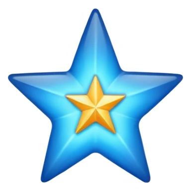 blue version of a ⭐ sticker