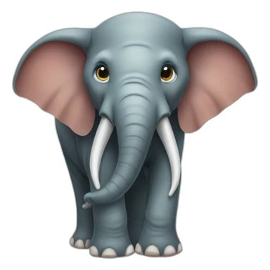 elephant with tentacles sticker