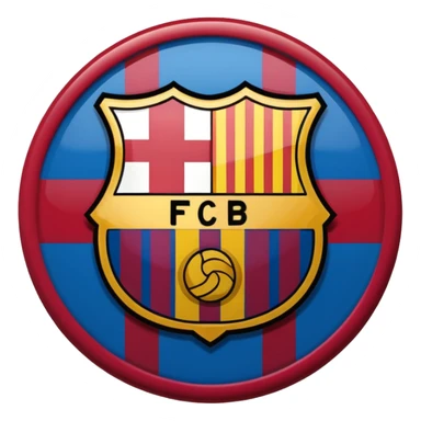 Barcelona fc значок команды sticker
