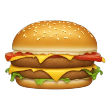 Trump eat burger  sticker