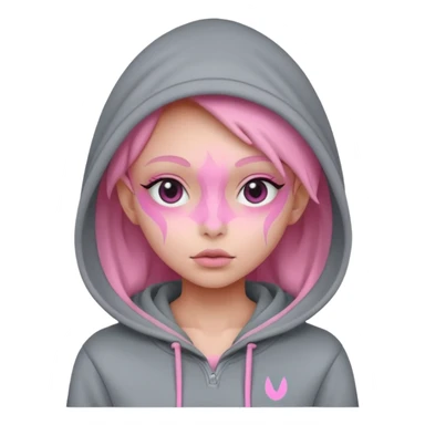 PINK ALIEN GIRL WEARING HOODIES



















 sticker