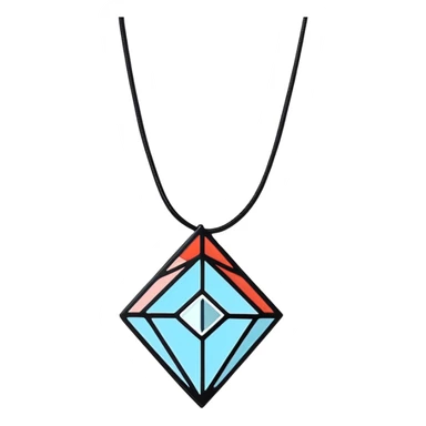 Pokemon diamond pendant sticker