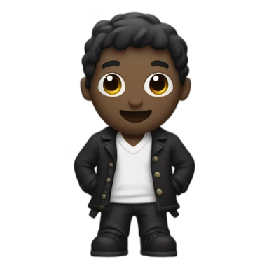 homme noir avec chaîne autour du pied qui cherche du cotton sticker