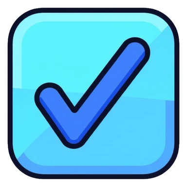 Instagram blue verification checkmark badge sticker