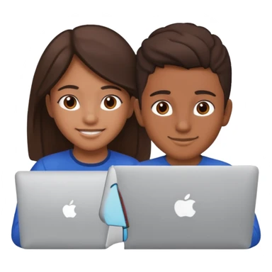 Mexican teen behind macbook sticker