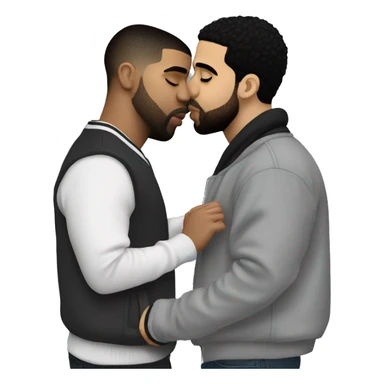 drake kissing drake kissing drake kissing drake sticker