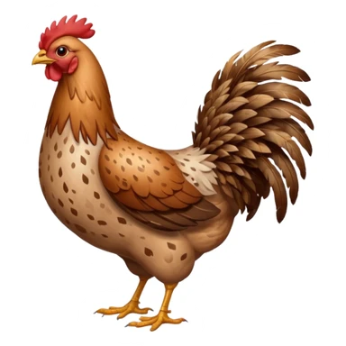 Hen sticker