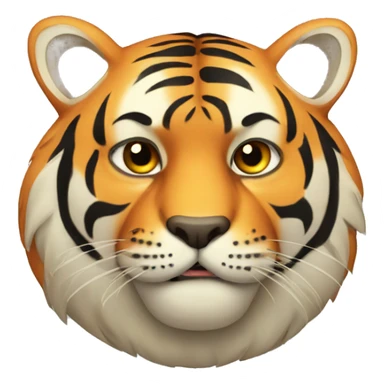 Fat tiger sticker