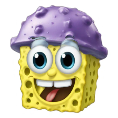 Sponge Bob dominating the world sticker