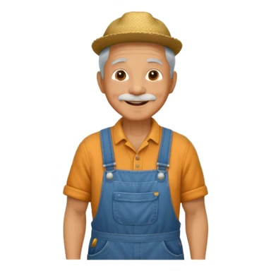 grandfather gardener sticker