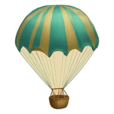Early 20th century parachute sticker