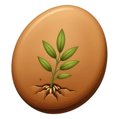 a single seed not in  the soil  sticker