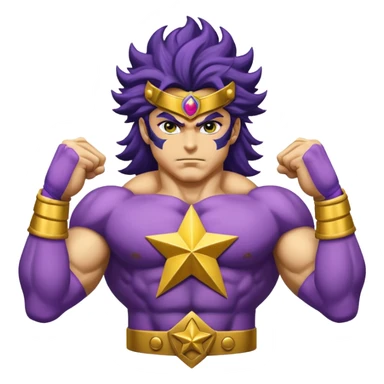 J’aimerais que tu me crées un emoji sur star Platinum dans jojo bizarre Adventure sticker