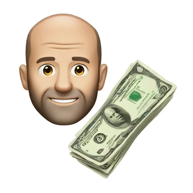 Jason statham with Money sticker
