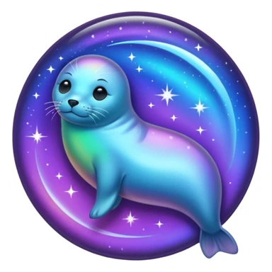 A Galaxy seal sticker