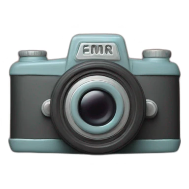 Plasticine slr film camera sticker