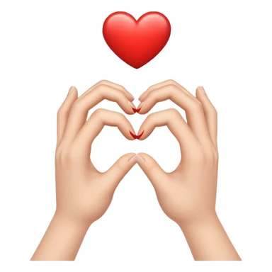 kalp yapan eller sticker