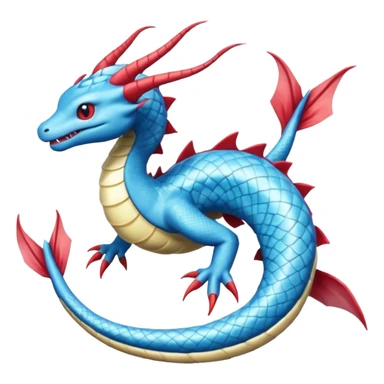 Krookorok-Gyarados-Salamence-Dratini-Dragonair-fusion-hybrid-creature  sticker