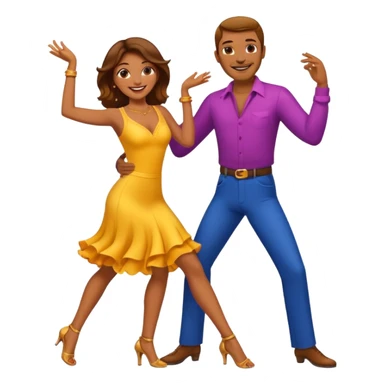 salsa dance sticker