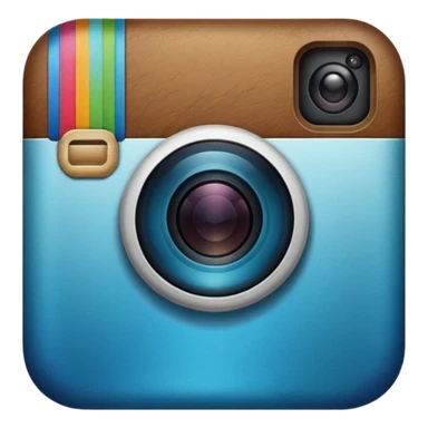 Yıldız şeklinde instagram mavi tikki sticker