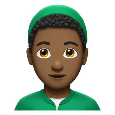 Squid game player in green track suit without hoodie sticker