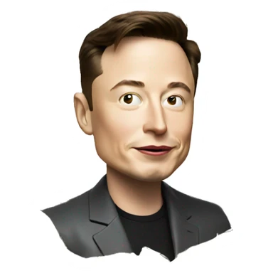 elon musk with money  sticker