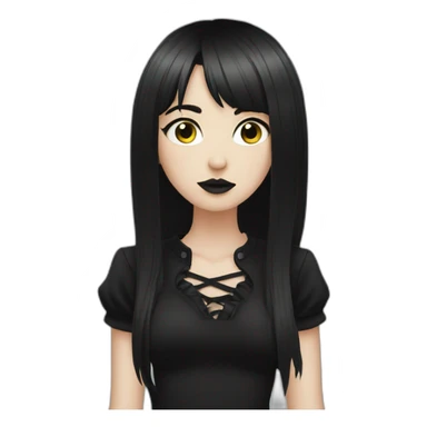 goth gf sticker