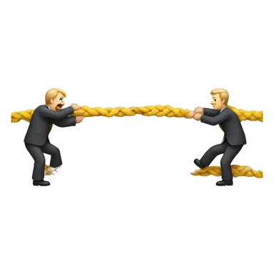Tug-of-war sticker