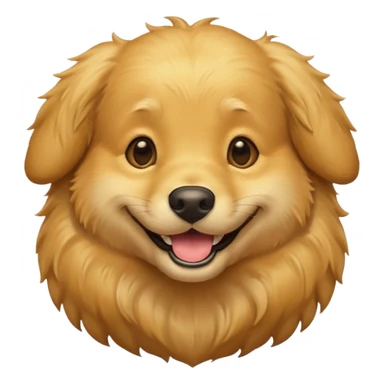 I want an emoji of a goldenretriever who is laughing sticker