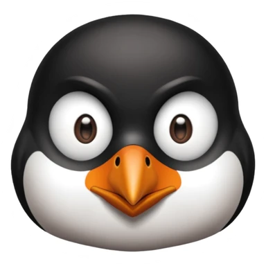 bombastic side eyeing penguin suspicious looking side ways  sticker