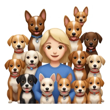 hi there i am a professional graphic designer and i have a lot of dogs. sticker