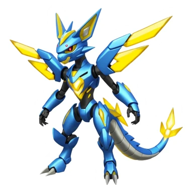 Vikavolt-Zeraora-Genesect-Miraidon-fusion, full body sticker