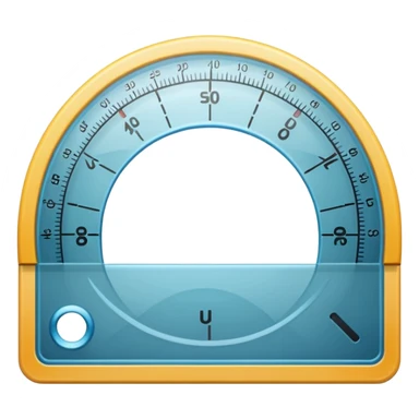 "📏" This emoji is for ruler. Then make an emoji for protractor. Which is real emoji type like the give sticker