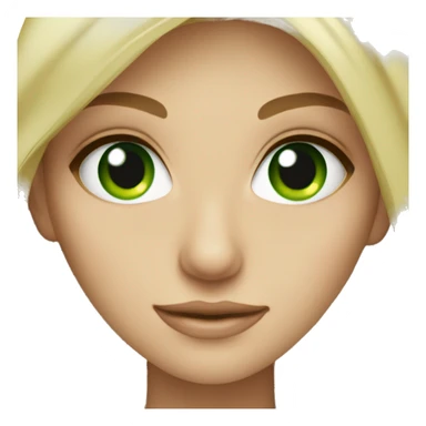 Green eyed photographer blond green eyes  sticker