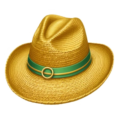 Sombrero Vueltiao con artos anillos sticker
