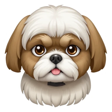 Shih Tzu dog poisoned sticker