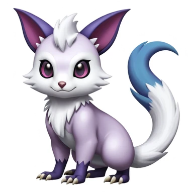 Shiny Dark Furret-Absol-Noibat-Noivern-Hybrid (Full body) sticker