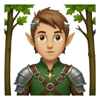 ESO male wood elf sticker
