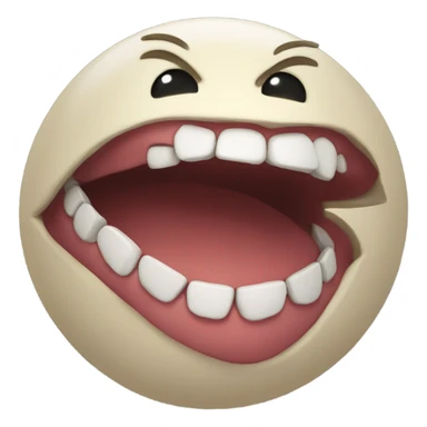 Balls with jaws sticker